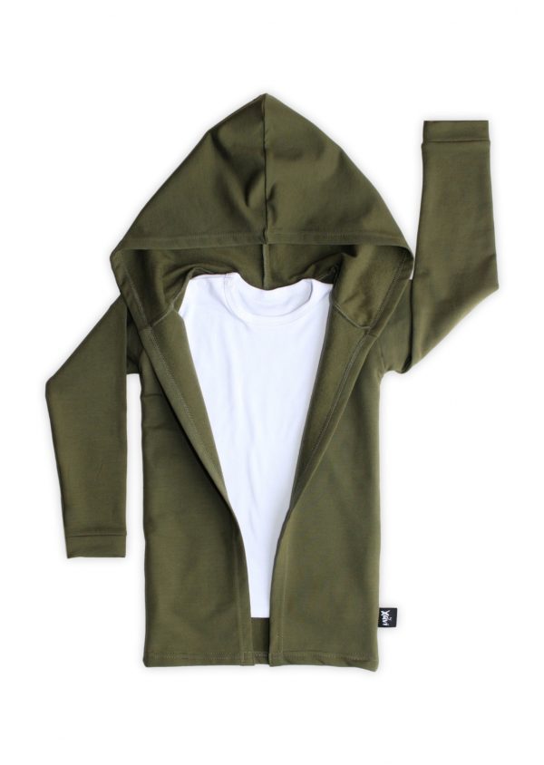 LANGE HOODIE VEST | Basic Green