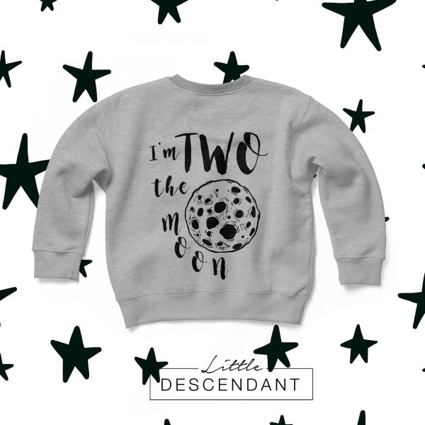 Sweater 'I'm TWO the moon' - Image 2