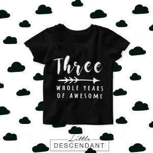 T shirt online 3 jaar